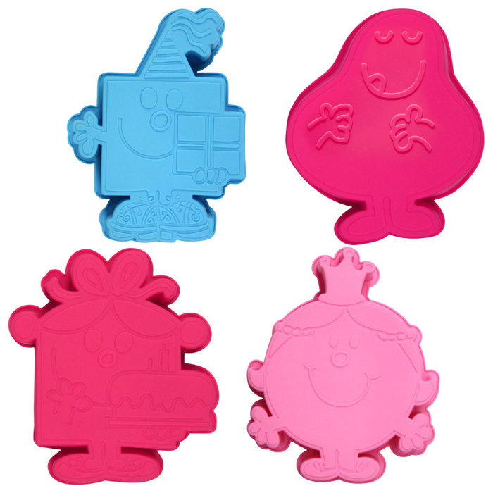 Monsieur Madame Moule en silicone 22,5x27 cm assorti
