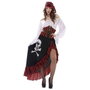 My Other Me - Costume pirate complet avec bandana, foulard, robe, corset et ceinture - Taille XXL - Noir - Âge minimum recommandé 3 ans