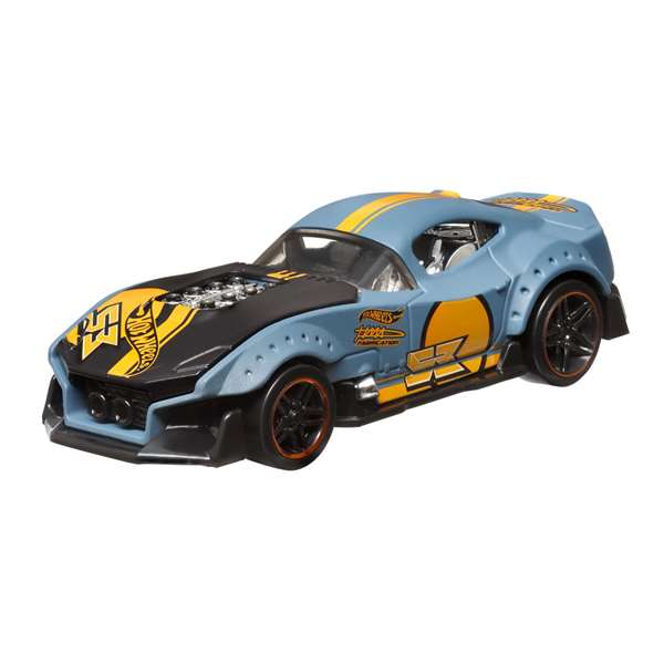 Mattel Hot Wheels mod. sdos. - Voiture miniature métallique retrofriction à l'échelle 1:43 avec fonction interactive - Modèles variés