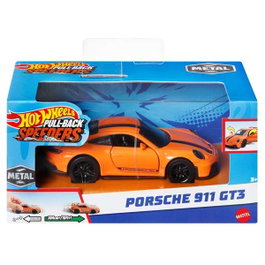 Mattel Hot Wheels mod. sdos. - Voiture miniature métallique retrofriction à l'échelle 1:43 avec fonction interactive - Modèles variés