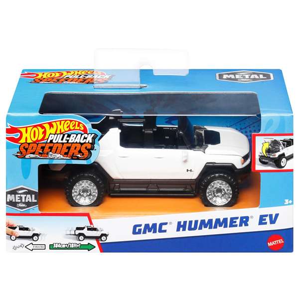 Mattel Hot Wheels mod. sdos. - Voiture miniature métallique retrofriction à l'échelle 1:43 avec fonction interactive - Modèles variés