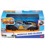 Mattel Hot Wheels mod. sdos. - Voiture miniature métallique retrofriction à l'échelle 1:43 avec fonction interactive - Modèles variés