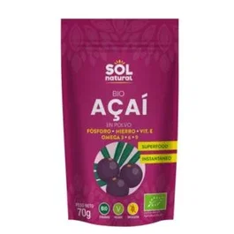 SOLNATURAL Açai Bio en poudre 70g
