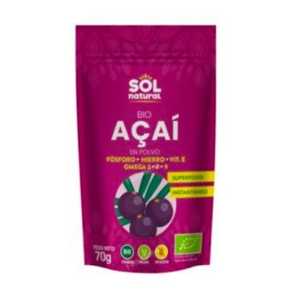 Sol Natural Açaí en poudre Bio 70 g