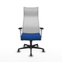 Piqueras y Crespo Chaise de Bureau Albacete Bleu et Blanc