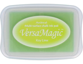 Tsukineko Versamagic Tampon Encreur Lima Acide Effet Craie 95x65mm