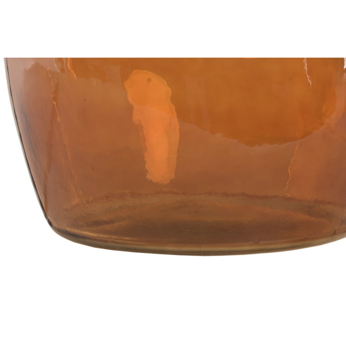 Home ESPRIT Vase Colonial Ambre Bicolore en Cristal Recyclé
