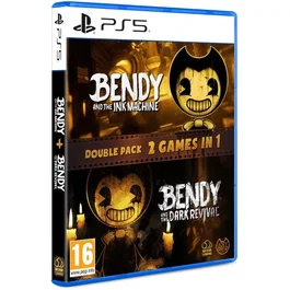Just For Games - Bendy and the Ink Machine + Bendy and the Dark Revival, Double Pack PS5, Jeu Vidéo d'Aventure Horrifique - Version Remasterisée Incluant Bande-Son
