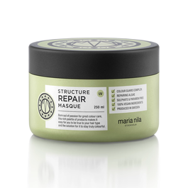 Maria Nila Masque Capillaire Structure Repair 250 ml pour Cheveux Fragilisés et Déshydratés