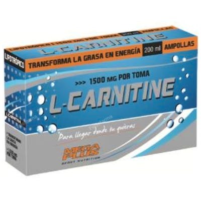 MEGA PLUS L-CARNITINA 1500mg 20amp. MEGA PLUS L-CARNITINA 1500mg 20amp.