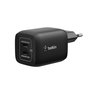 Belkin Chargeur secteur double port USB-C 65 W pour Nintendo Switch 2 - Noir