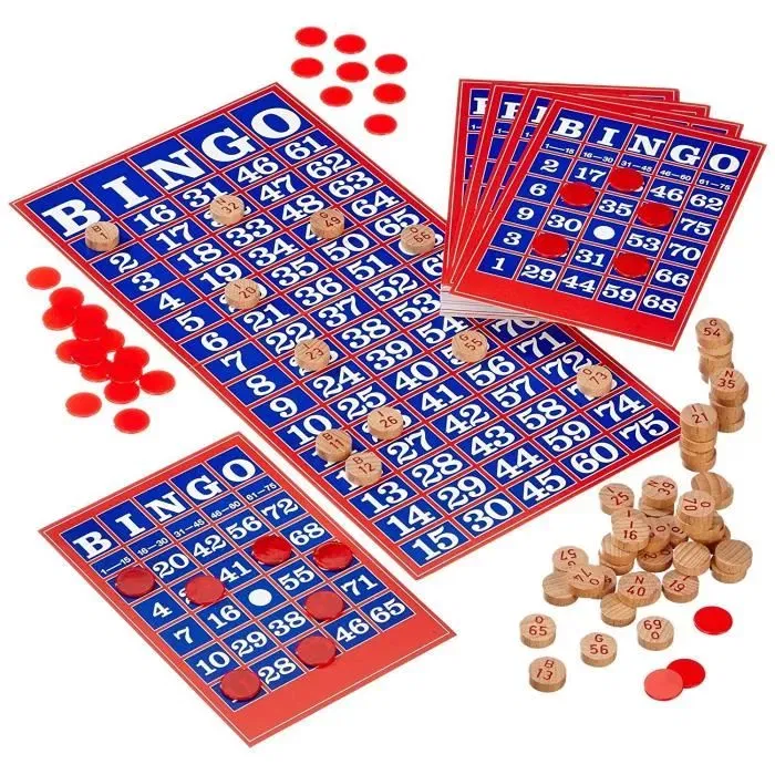 Schmidt Spiele - Jeu de société Bingo Classic Line, Jeu de hasard pour 2 à 20 joueurs, À partir de 8 ans
