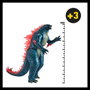 Famosa Figura GXK Giant Godzilla 28 cm avec accessoires et multiples points d'articulation - Version espagnole