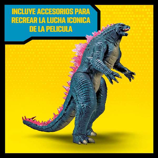 Famosa Figura GXK Giant Godzilla 28 cm avec accessoires et multiples points d'articulation - Version espagnole Famosa Figura GXK Giant Godzilla 28 cm avec accessoires et multiples points d'articulation - Version espagnole