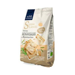 Sottolestelle Cracker Bio à la Farine de Khorasan et au Romero 200g - Sans OGM - Contient du Gluten