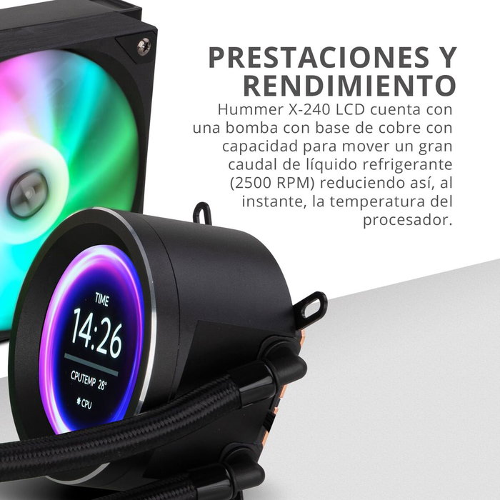 Kit de refroidissement liquide Nox Hummer X-240 Kit de refroidissement liquide Nox Hummer X-240