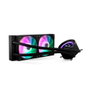 Nox Hummer X-240 LCD Kit de Refroidissement Liquide Compact avec Écran LCD, Radiateur Double 240 mm, Ventilateurs PWM 120 mm, Compatible Intel et AMD