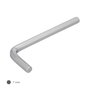 WOLFPACK LINEA PROFESIONAL Clé Allen Standard 7,0 mm en Acier Chrome Vanadium
