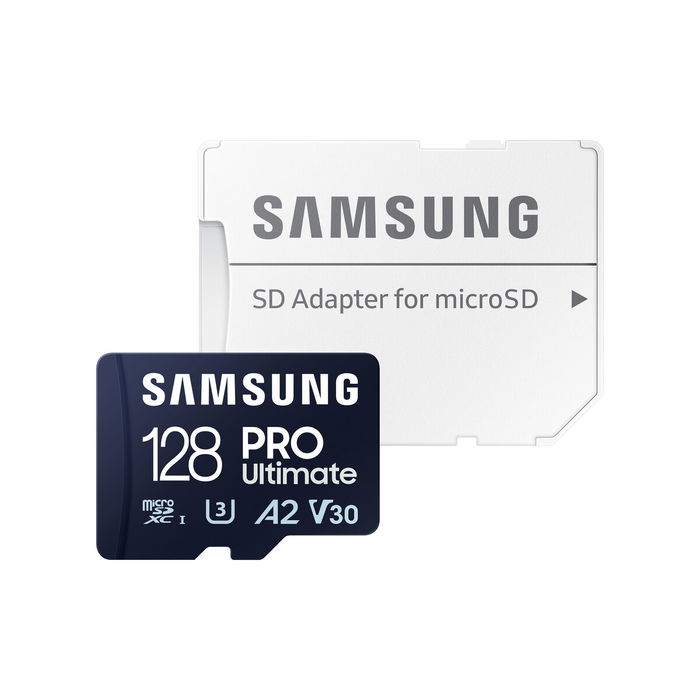 Samsung MB-MY128S Carte MicroSDXC PRO Ultimate 128 Go 200 Mo/s avec Adaptateur SD