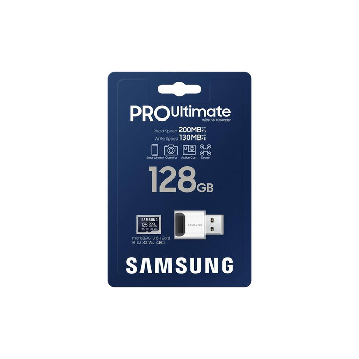Carte Mémoire Micro SD avec Adaptateur Samsung MB-MY128SA/WW 128 GB