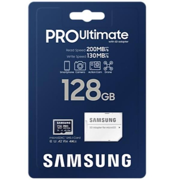 Carte Mémoire Micro SD avec Adaptateur Samsung MB-MY128SA/WW 128 GB