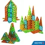 Geomag Tiles Gems 4103 - 60 pièces magnétiques effet cristal, jouet de construction éducatif à partir de 3 ans