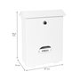 Boîte aux lettres Arregui Blanc polystyrène Classic 27 X 11 X 34,6 cm