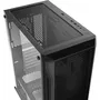Xigmatek Gaming X - Boîtier PC Gamer Moyen Tour ATX - Verre Trempé, Façade Mesh, 4 Ventilos RGB, Noir - Réf. EN46621