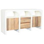Buffet Home ESPRIT Blanc Naturel Bois Recyclé Bois de manguier 161 x 40 x 82 cm