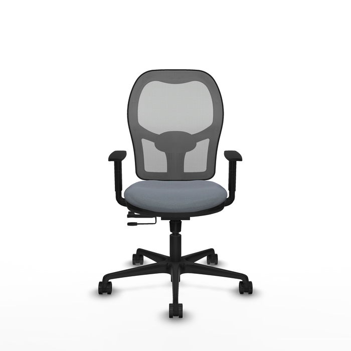 Chaise Jorquera Synchrone/Traslack tissu Gris Base en nylon noir Accoudoir 1D Sans appui-tête Roulettes 65mm nylon Chaise Jorquera Synchrone/Traslack tissu Gris Base en nylon noir Accoudoir 1D Sans appui-tête Roulettes 65mm nylon