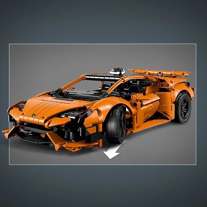 LEGO Technic 42196 Lamborghini Huracán Tecnica Voiture de Sport Orange Jouet pour Enfant 9 Ans et Plus 806 Pièces LEGO Technic 42196 Lamborghini Huracán Tecnica Voiture de Sport Orange Jouet pour Enfant 9 Ans et Plus 806 Pièces