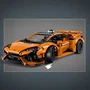 LEGO Technic 42196 Lamborghini Huracán Tecnica Voiture de Sport Orange Jouet pour Enfant 9 Ans et Plus 806 Pièces