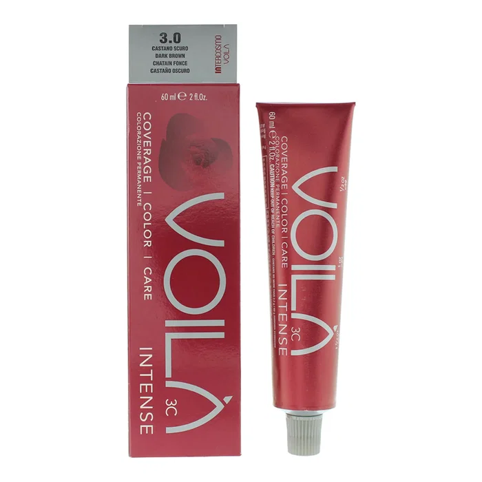 Intercosmo Voila 3C Intense Teinture permanente 3.0 Dark Brown