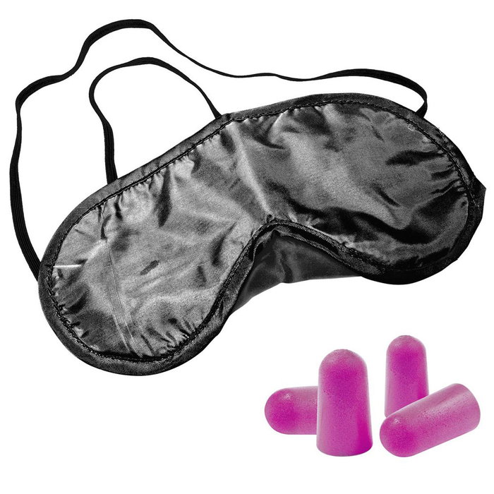 Jet Lag Kit de sommeil avec antifaz et 2 paires de bouchons d'oreilles