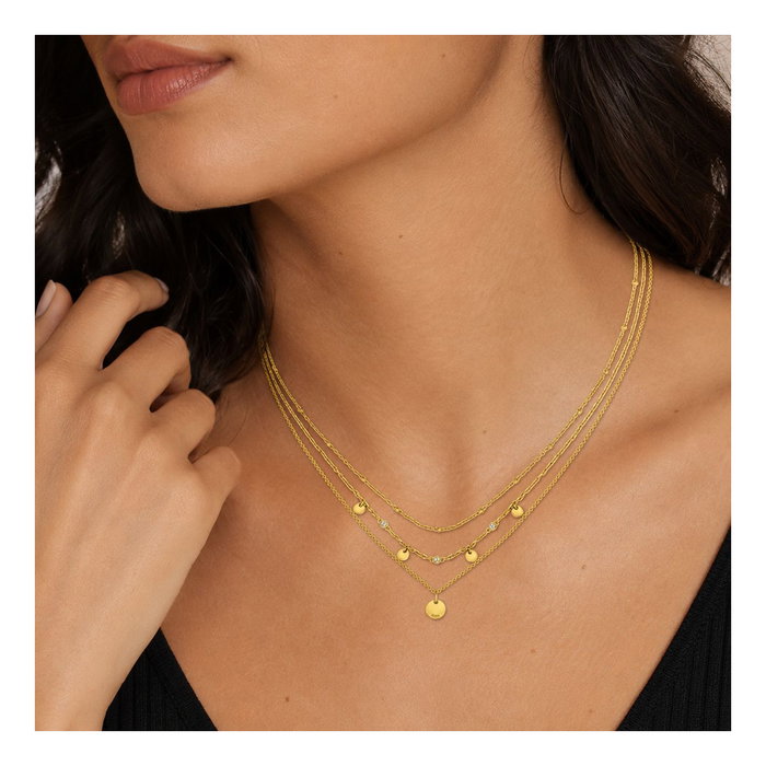Boss Collier Doré en Acier Inoxydable Boss Collier Doré en Acier Inoxydable