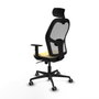 Piqueras y Crespo Chaise de Bureau avec Appui-tête 1D036G2 Crème