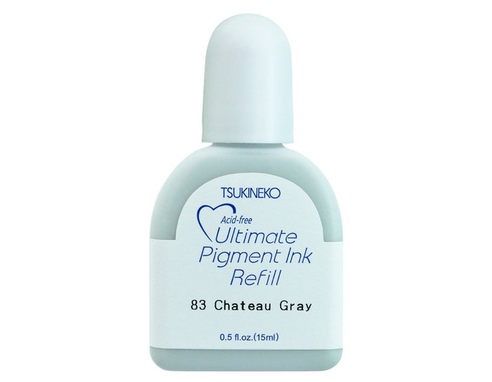 Tsukineko Encre VERSACOLOR Gris Chateau 15ml Tsukineko Encre VERSACOLOR Gris Chateau 15ml