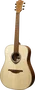 LAG Guitare Acoustique Dreadnought Tramontane 70 Natural - Table Engelmann Massif, Caoba