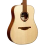 LAG Guitare Acoustique Dreadnought Tramontane 70 Natural - Table Engelmann Massif, Caoba