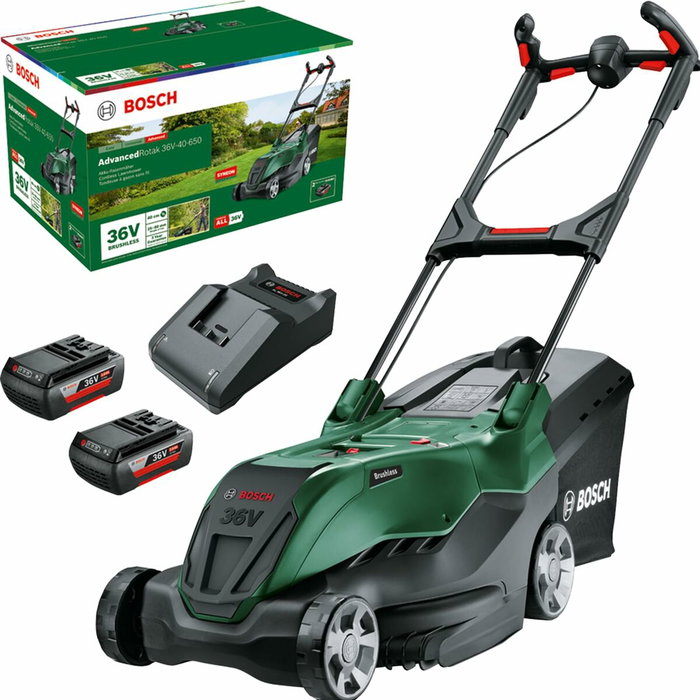 Bosch 36V-40-650 Tondeuse sans fil avec 2 batteries 2,0 Ah Bosch 36V-40-650 Tondeuse sans fil avec 2 batteries 2,0 Ah