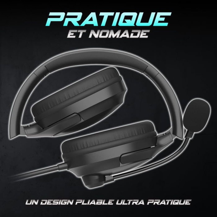 Casques avec Microphone Spirit of Gamer Pro H4 Noir