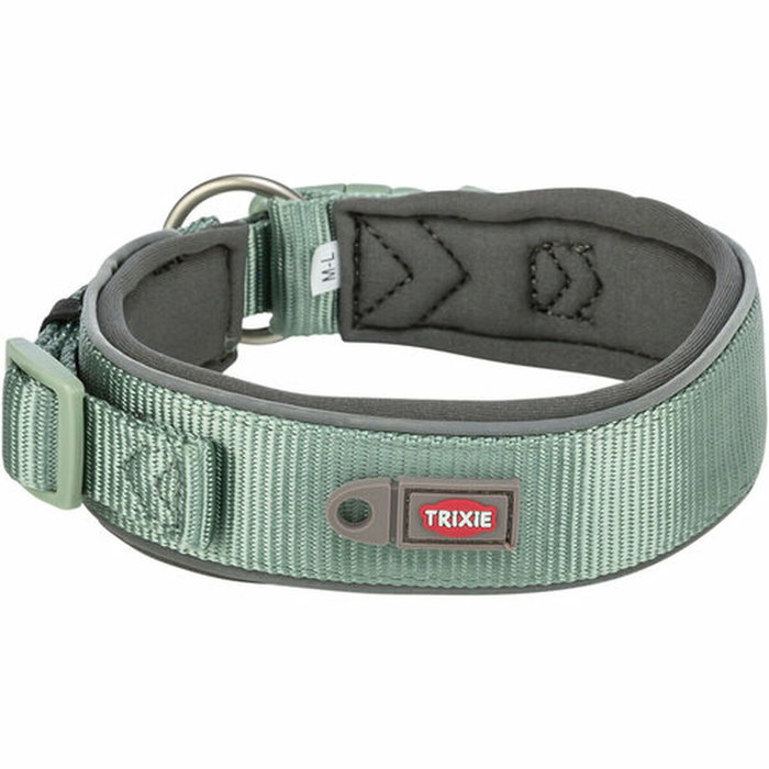 Collier pour Chien Trixie Premium Vert Graphite L 46-55 cm