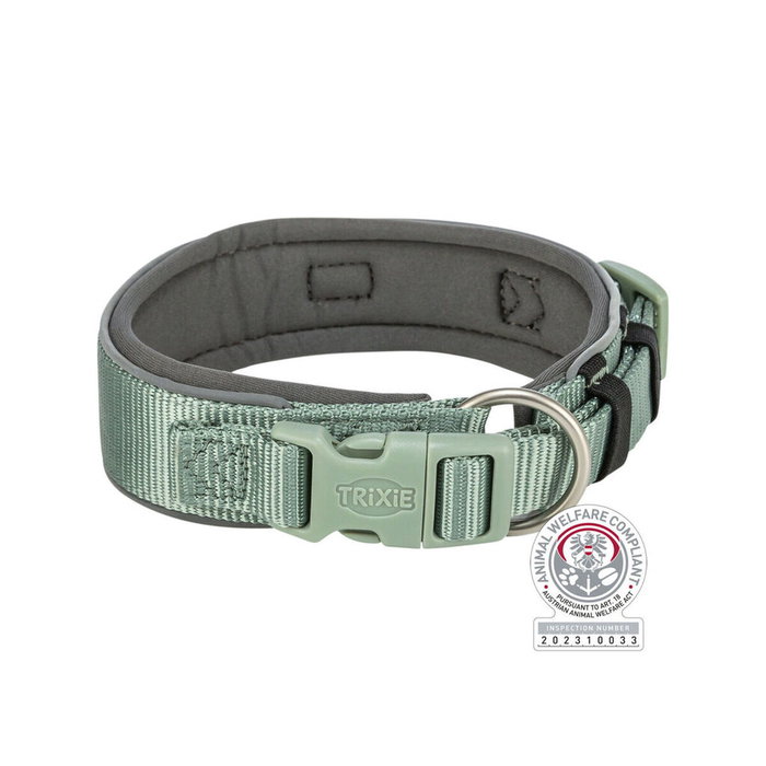 Collier pour Chien Trixie Premium Vert Graphite L 46-55 cm