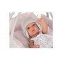 Muñecas Arias - Poupée Elegance 33 cm Nativité avec Berceau (Berceau: 26x37x24 cm) - Langue produit : Espagnol