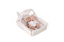 Muñecas Arias - Poupée Elegance 33 cm Nativité avec Berceau (Berceau: 26x37x24 cm) - Langue produit : Espagnol