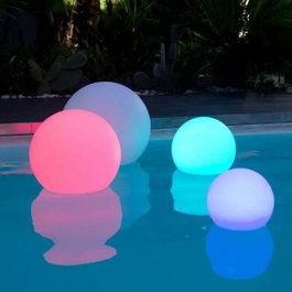 Lumisky Sphère Led sans fil télécommandable 30 cm - Multicolore