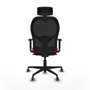 Piqueras y Crespo Chaise de Bureau 1D036G2 Rouge