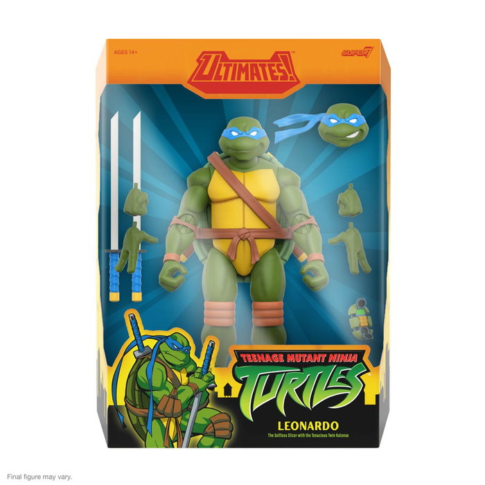 Super7 Teenage Mutant Ninja Turtles figurine Ultimates Wave 12 Leonardo 18 cm