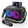 Energy Sistem KaraokeStar Enceinte Bluetooth Portable 60W avec Karaoke, TWS, IPX4, Noire