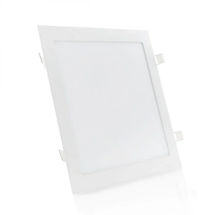 BX3-RDP-25W-CW Plaque LED carrée 25W 2180 lumens 6000K blanc froid pour intérieur, 40000 heures, installation encastrée ou en surface